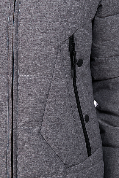 Женский зимний Пуховик WHS Серый, 8783314