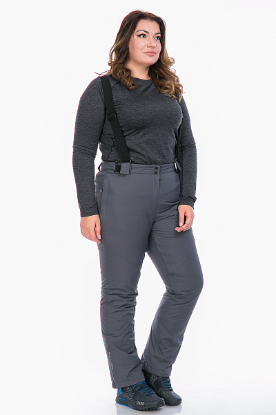 Женские горнолыжные Штаны High Experience Темно-серый, 6980328