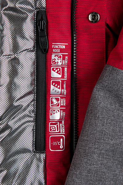 Мужская горнолыжная Куртка WHS Красный, 8783232