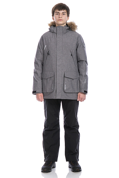 Детская зимняя Парка WHS Серый, 8783284