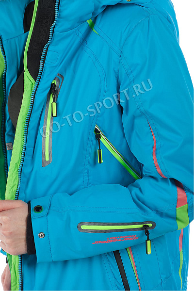 Женская горнолыжная Куртка WHS Голубой, 878315