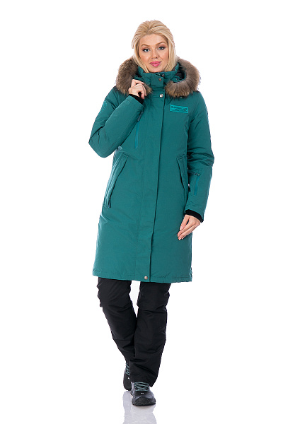 Женская зимняя Куртка Running River Бирюзовый, 827865