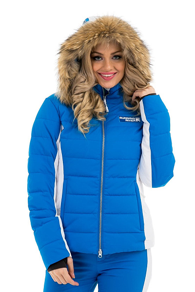 Женская горнолыжная Куртка Running River Голубой, 827813