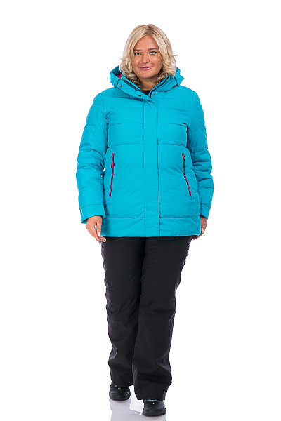 Женский зимний Пуховик WHS Голубой, 8783153