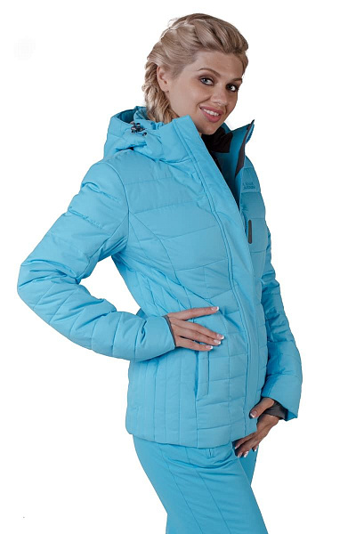 Женский горнолыжный Пуховик High Experience Голубой, 6980159