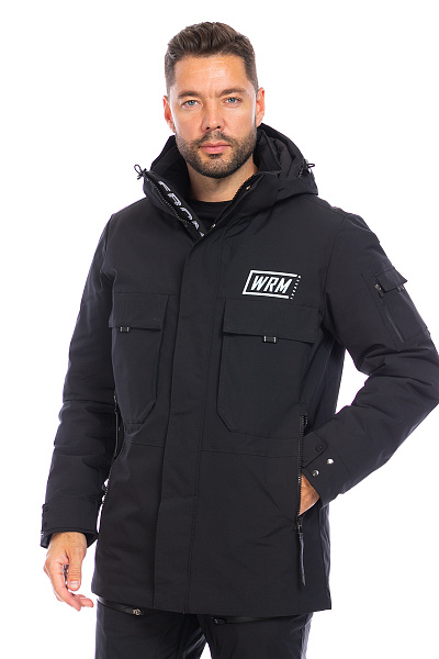 Мужская зимняя Парка WHS Черный, 8783355