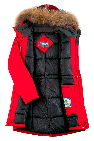 Женская зимняя Парка Running River Малиновый, 827884