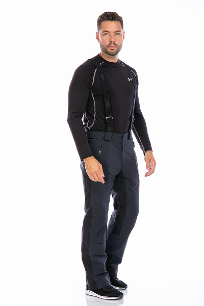 Мужские горнолыжные Штаны WHS Темно-серый, 8783294