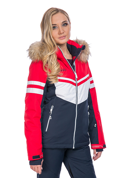 Женская горнолыжная Куртка High Experience Красный, 6980314
