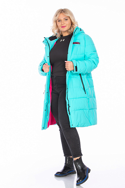 Пуховик Lafor Бирюзовый, 76703