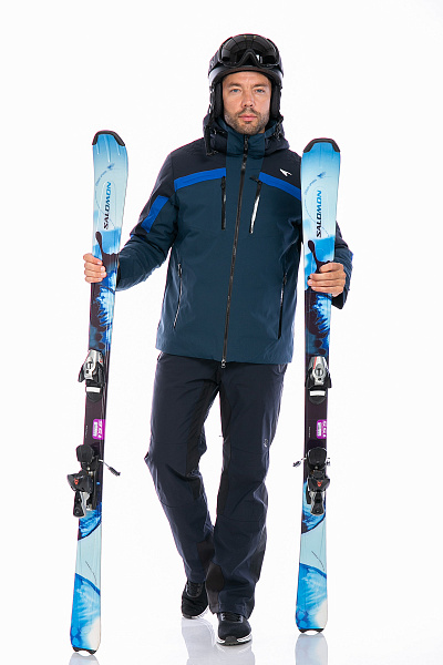 Мужская горнолыжная Куртка WHS Серо-синий, 8783307