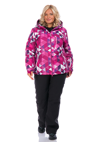 Женская горнолыжная Куртка WHS Малиновый, 8783203