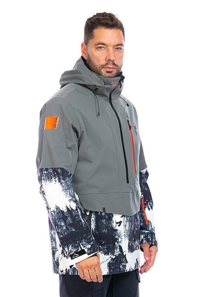 Мужской горнолыжный Анорак WHS Хаки, 8783352