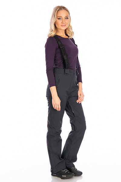 Женские горнолыжные Штаны WHS Темно-серый, 8783315