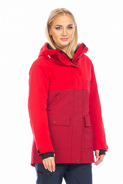 Женская горнолыжная Куртка WHS Красный, 8783334