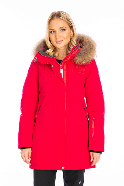 Женская зимняя Парка Running River Малиновый, 827884