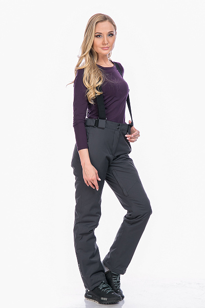 Женские горнолыжные Штаны High Experience Темно-серый, 6980395