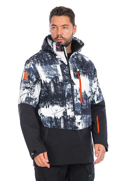 Мужской горнолыжный Анорак WHS Черный, 8783353