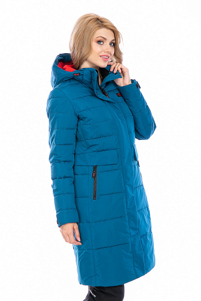 Пуховик Lafor Серо-синий, 76703