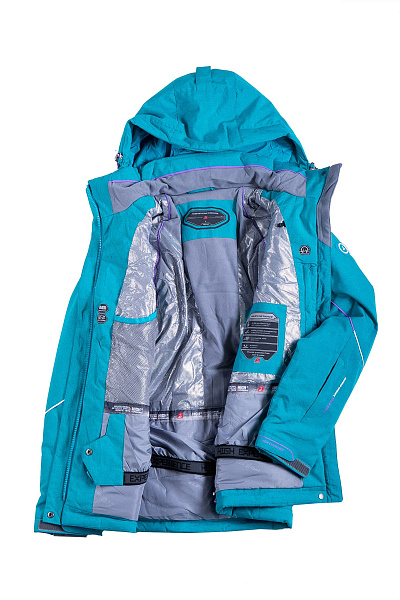 Женская горнолыжная Куртка High Experience Бирюзовый, 6980246