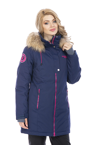 Женская зимняя Парка Running River Темно-синий, 8278109