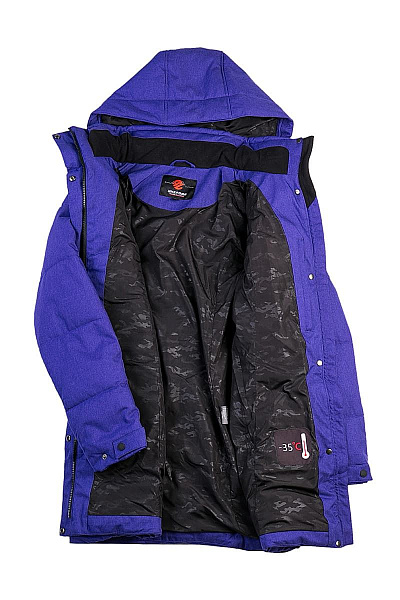 Женский зимний Пуховик WHS Фиолетовый, 878373