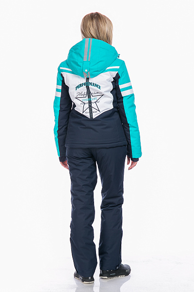 Женский горнолыжный Костюм High Experience Бирюзовый, 6980398K1
