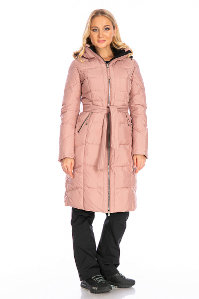 Женский зимний Пуховик Lafor Розовый, 76709