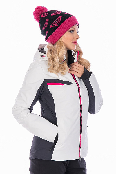 Женская горнолыжная Куртка WHS Белый, 8783164