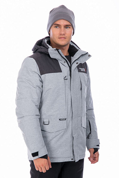 Мужская горнолыжная Куртка WHS Серый, 8783147