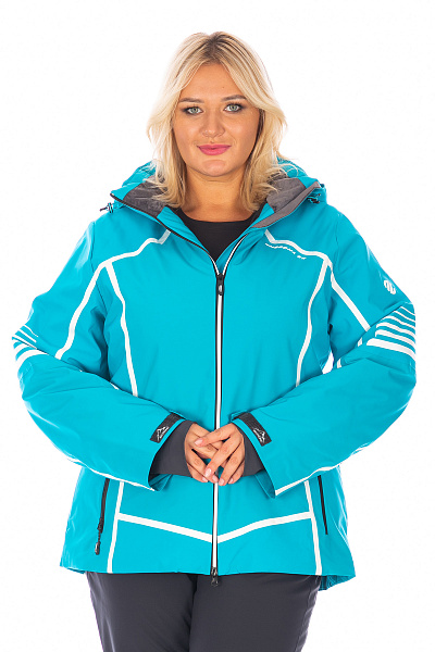 Женская горнолыжная Куртка WHS Бирюзовый, 8783359