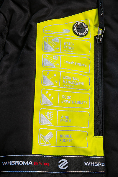 Мужской горнолыжный Костюм WHS Желтый, 8783390K2