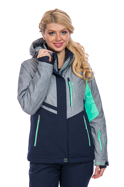 Женская горнолыжная Куртка High Experience Серый, 6980313