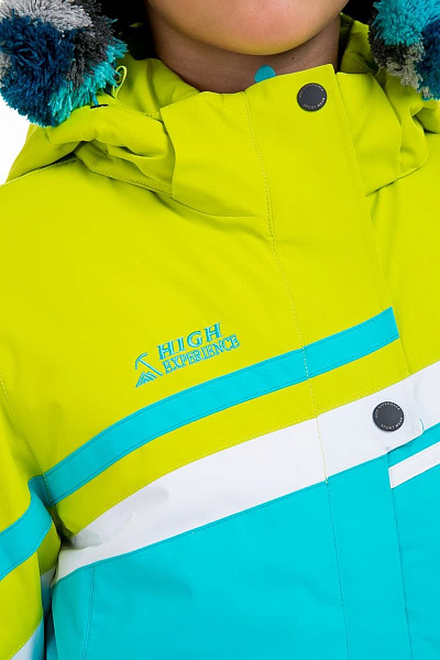 Детская горнолыжная Куртка High Experience Салатовый, 6980179