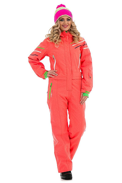 Женский горнолыжный Комбинезон Snow Headquarter Коралловый, 838111