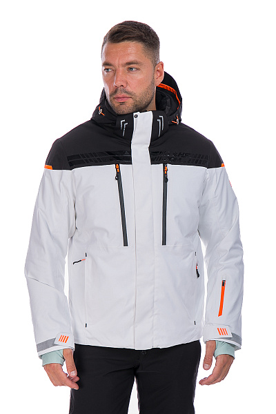 Мужская горнолыжная Куртка WHS Белый, 8783206