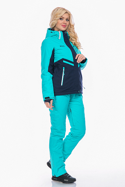 Женский горнолыжный Костюм High Experience Бирюзовый, 6980313K2
