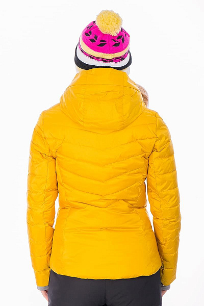 Женский горнолыжный Пуховик Running River Желтый, 827826