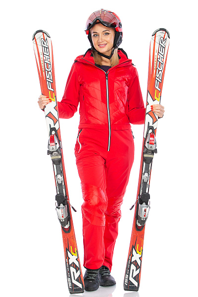 Женский горнолыжный Комбинезон WHS Красный, 8783369