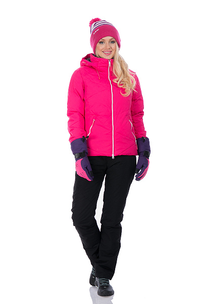 Женский горнолыжный Пуховик Running River Малиновый, 827867