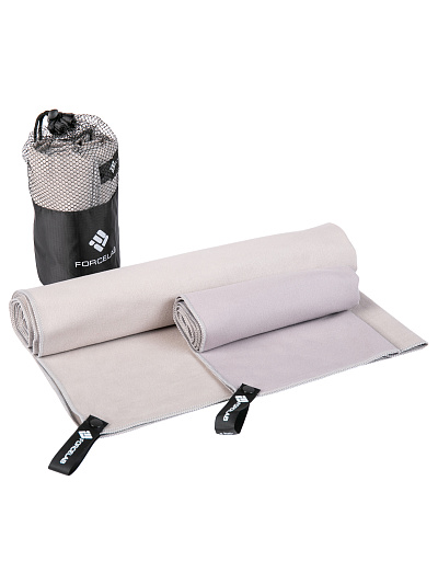 Полотенце Forcelab Серый 40х80, 7066136