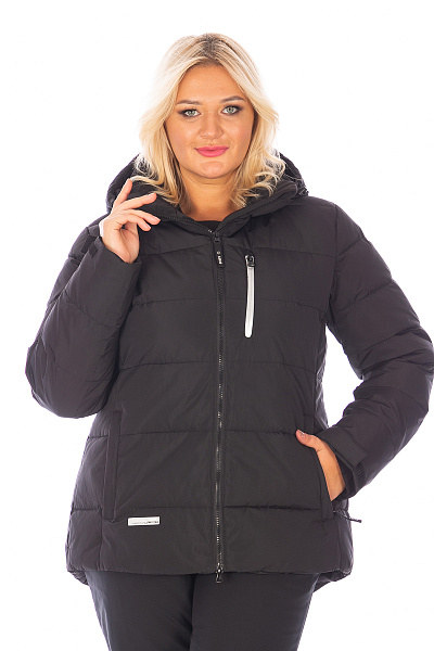 Женский зимний Пуховик Lafor Черный, 76702