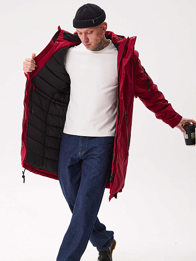 Парка Forcelab Бордовый, 7066225