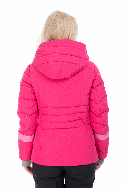Женский горнолыжный Пуховик WHS Малиновый, 8783194