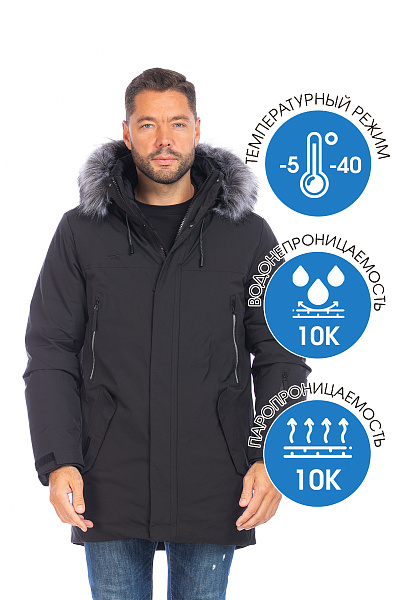 Парка Tisentele Черный, 847630