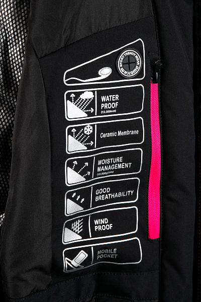 Женская горнолыжная Куртка WHS Красный, 8783320