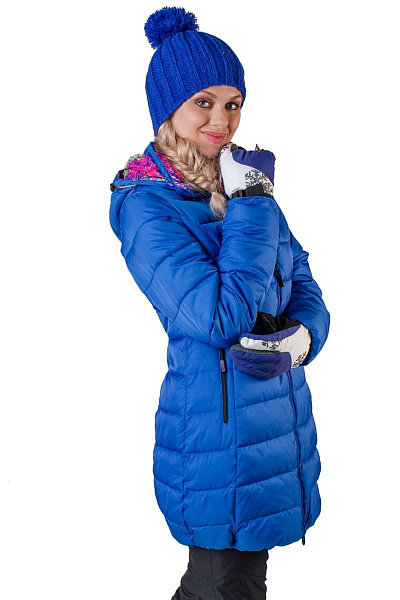Женский зимний Пуховик WHS Синий, 878365