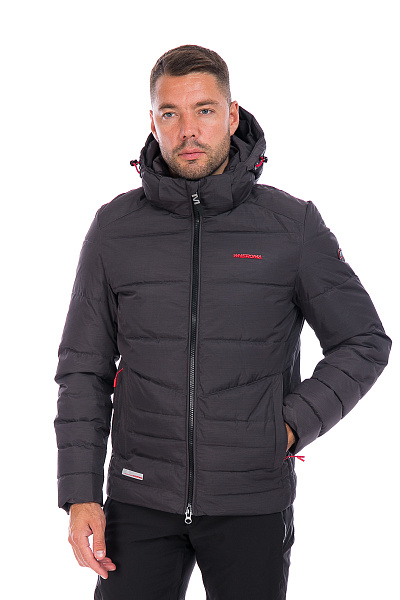 Мужской зимний Пуховик WHS Темно-серый, 8783191