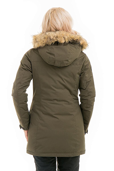 Женская зимняя Парка WHS Зеленый, 878383
