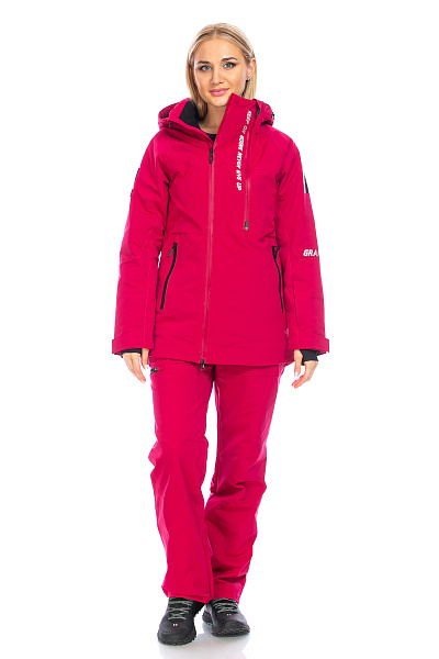 Женская горнолыжная Куртка WHS Малиновый, 8783333